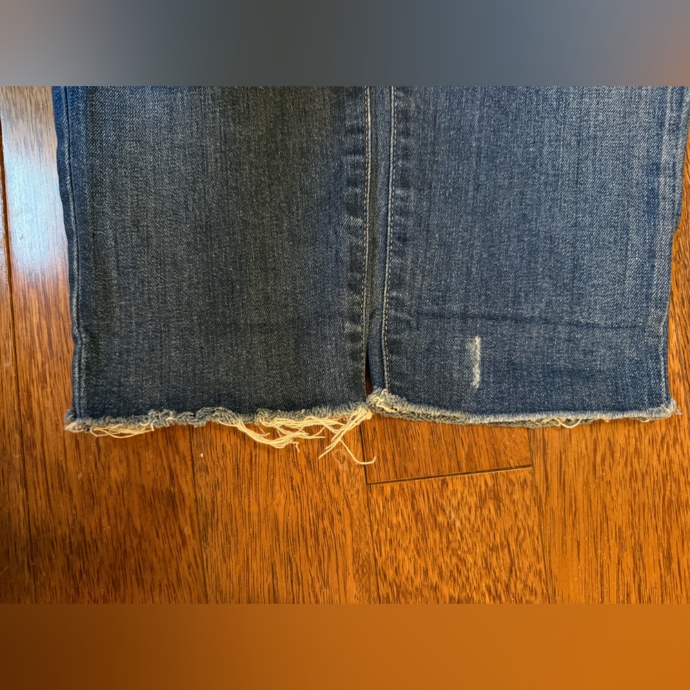 MOUSSY VINTAGE Tyrone Skinny Blue Denim Jeans Japan Raw Hem Medium Wash 29 - Picture 11 of 11